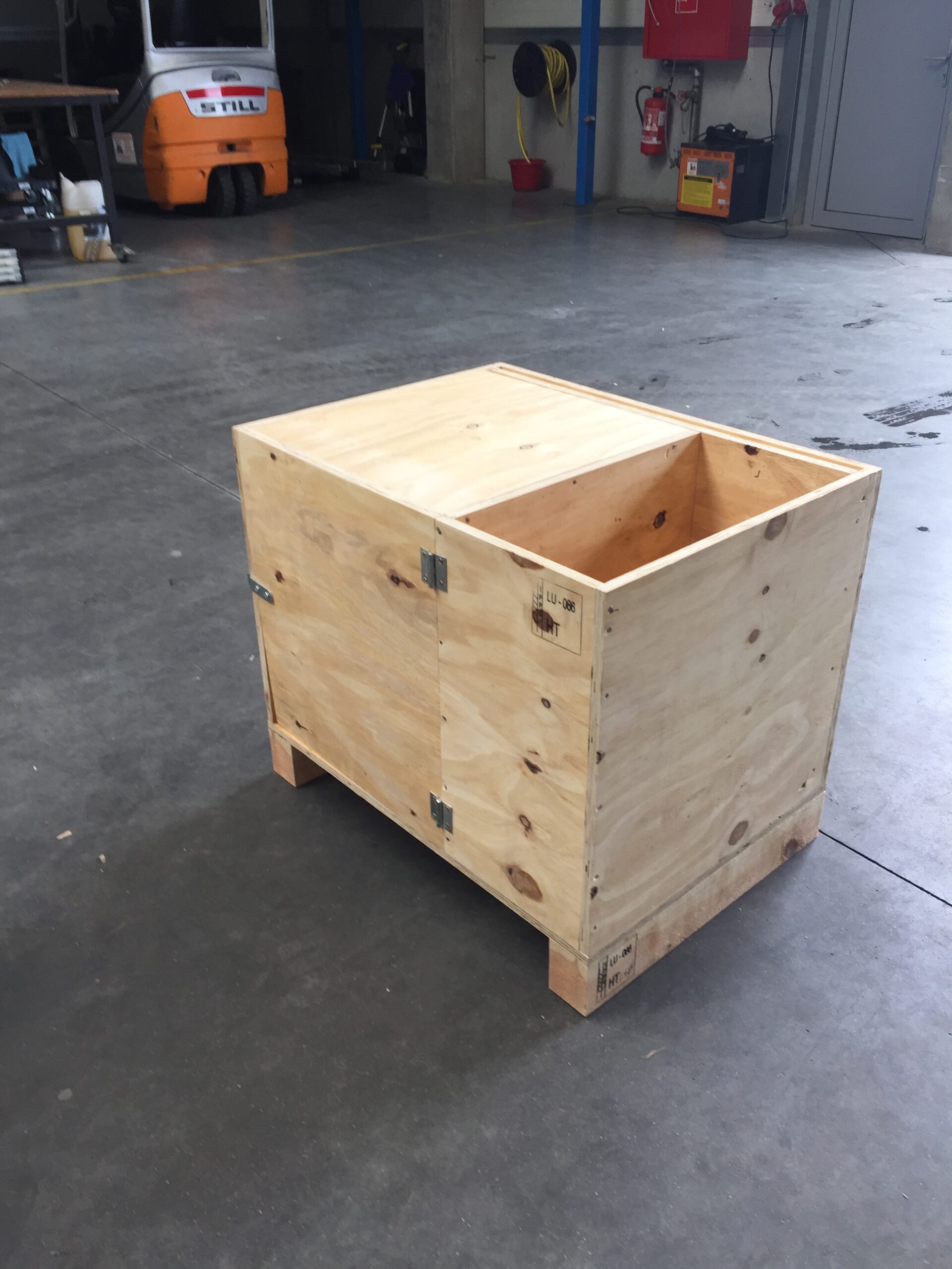 De Dilopack OSB-Transportunit in gebruik